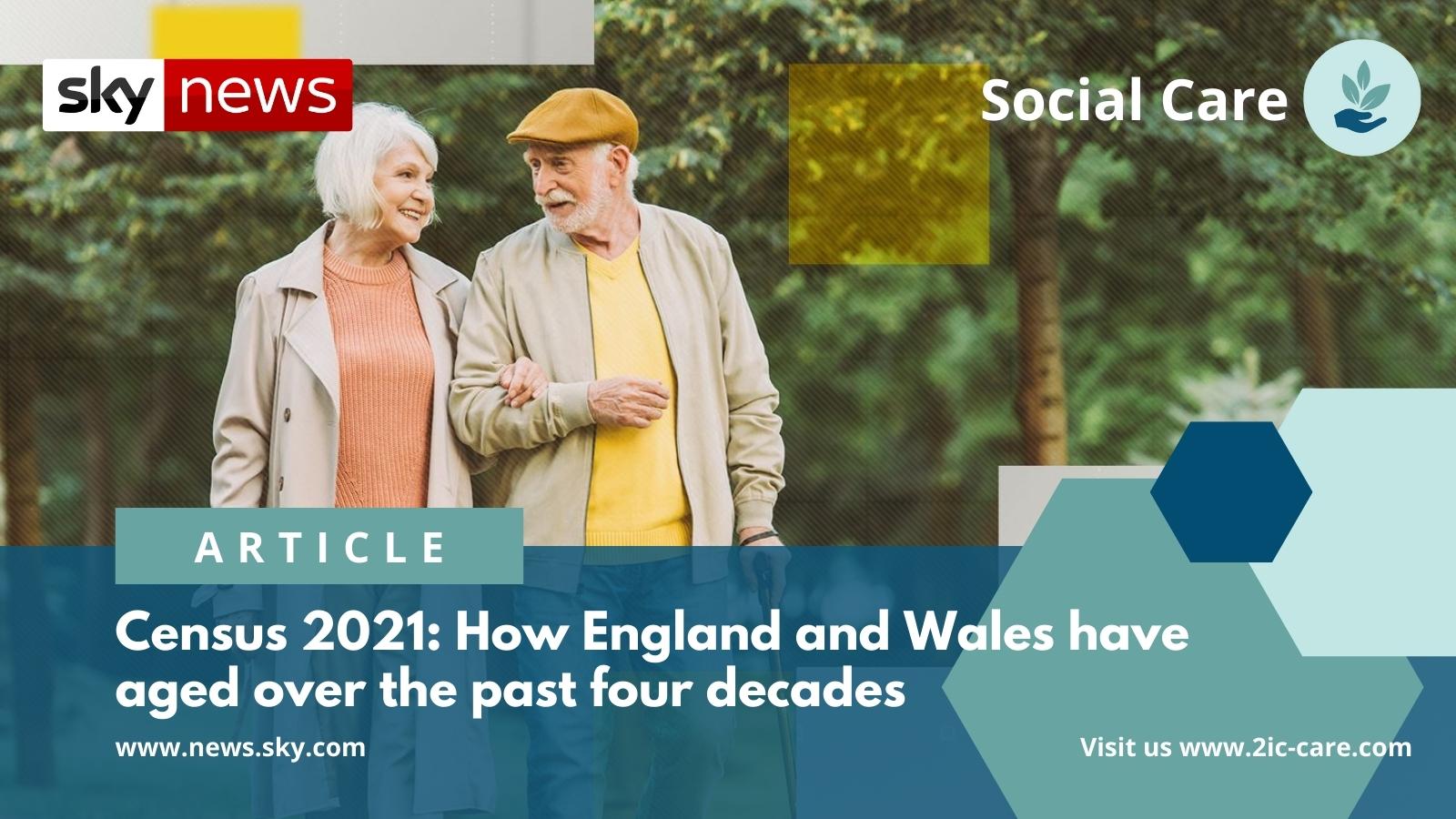 Census 2021: How England and Wales have aged over the past four decades