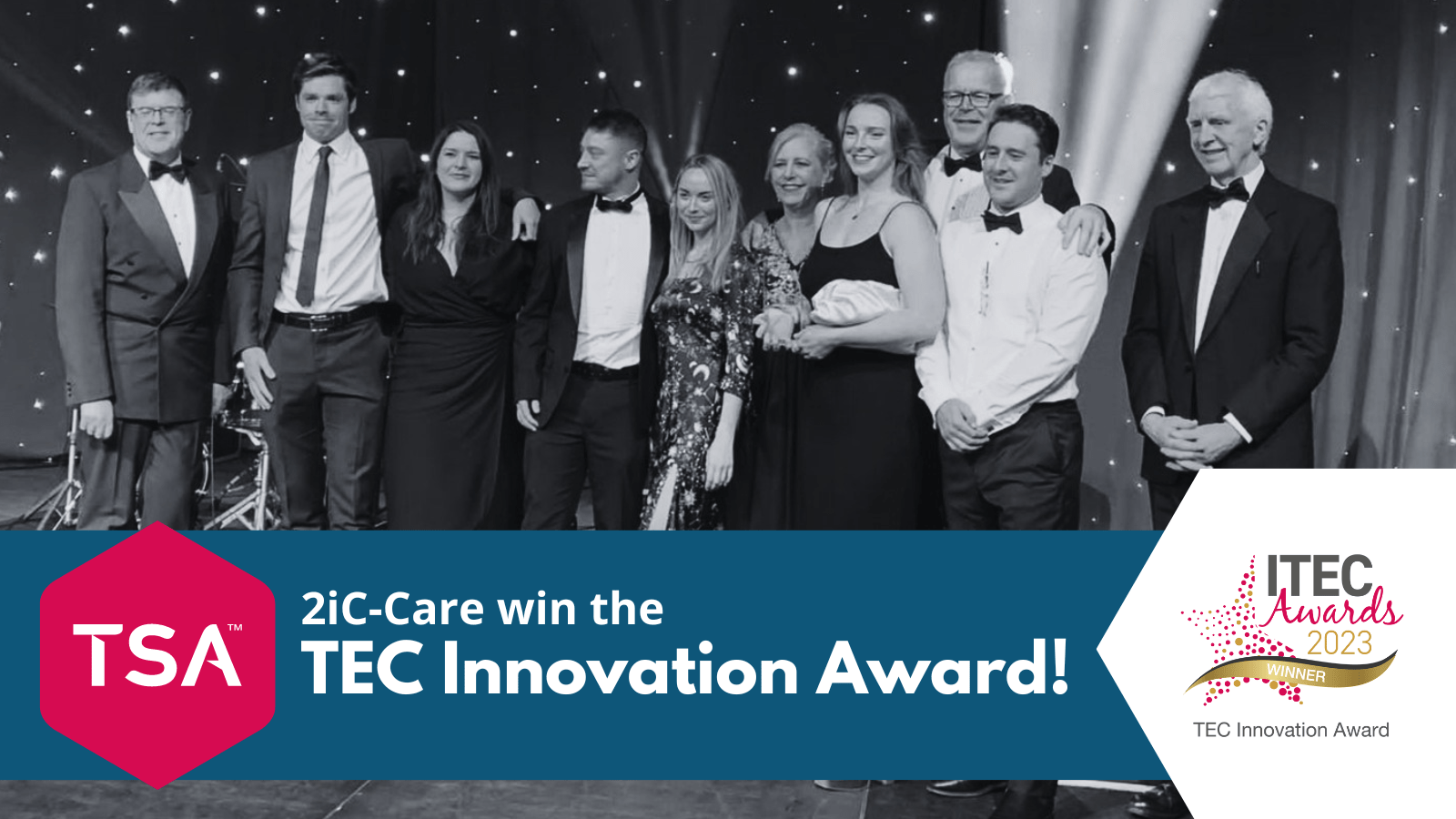 2iC-Care Win the TEC Innovation Award at ITEC 2023!