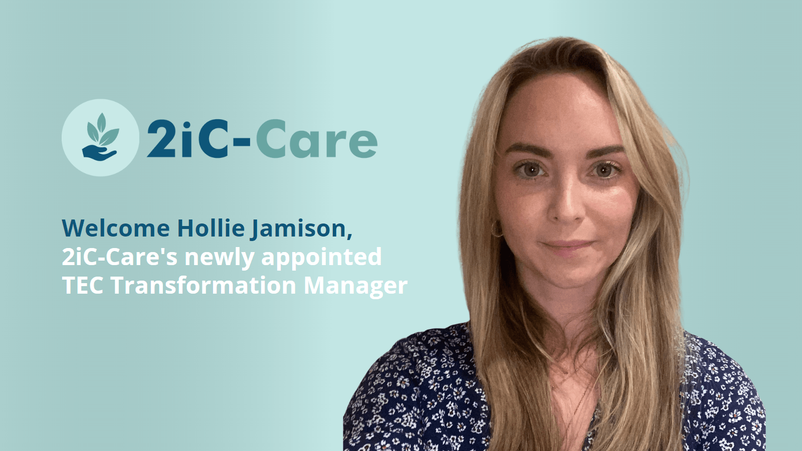 Meet the newest member of the 2iC-Care team!